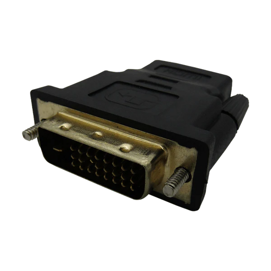 CONV DVI-D 24+1PIN A HDMI 19-PIN HEMBRA NEGRO XUE® Garantía 1 Año