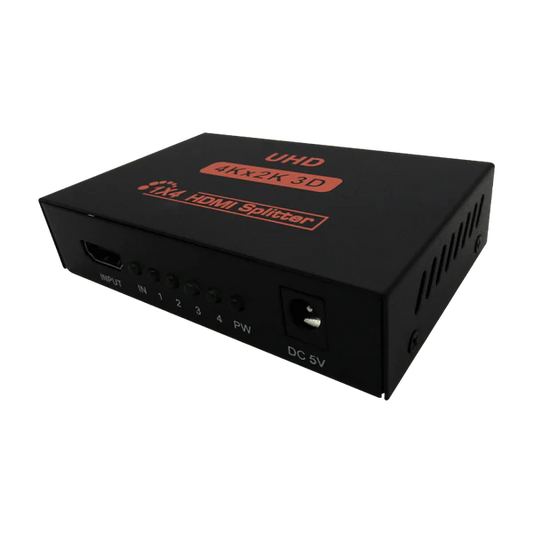 CONV SPLITTER HDMI V1.4 A 4 PUERTOS HDMI 1080P & 4K XUE® Garantía 1 Año