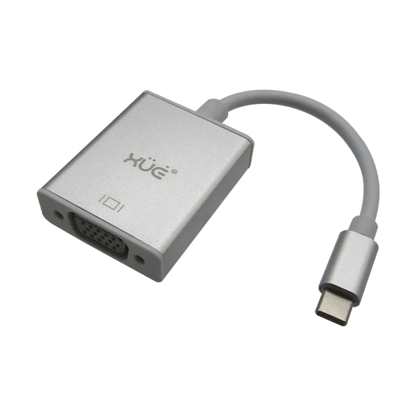 CONV USB-C A VGA FHD 1080P (PC AND MAC) XUE® Garantía 1 Año