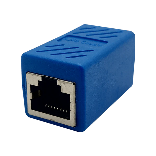 UNION RJ45 ETHERNET GIGABIT CAT5 CAT6 CAT7 COLOR AZUL Garantía 6 meses