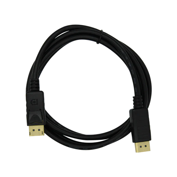 CABLE DISPLAYPORT A DISPLAYPORT 1.8M V1.2 4K AWG32 (NEGRO) FULL COPPER XUE® Garantía 1 Año