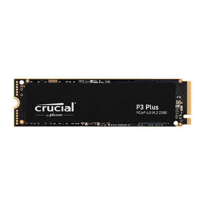 Disco de Estado Sólido SSD 1TB PCI-E 4.0 M.2 2280 NVMe CRUCIAL P3 Plus CT1000P3PSSD8 R/W 5000/3600 MBs Marca Crucial