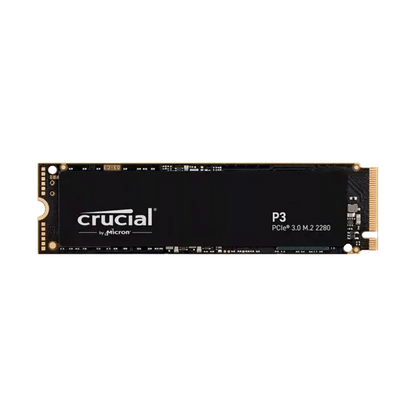 Disco de estado sólido SSD 500GB PCI-E 3.0 M.2 2280 NVMe P3 CT500P3SSD8 R/W 3500/1900 MBs Marca Crucial