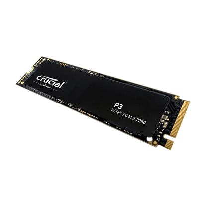 Disco de estado sólido SSD 500GB PCI-E 3.0 M.2 2280 NVMe P3 CT500P3SSD8 R/W 3500/1900 MBs Marca Crucial
