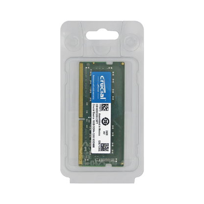 Memoria RAM 16GB para Laptop DDR4 PC4-25600 3200MHZ CL22 1.2V CB16GS3200 Marca Crucial Basics