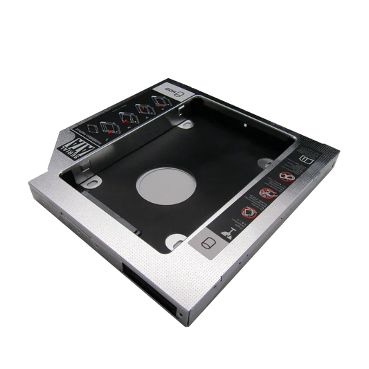 Caddy 12.7MM DVD+RW para Disco Duro 2.5" SATA (enclosure)