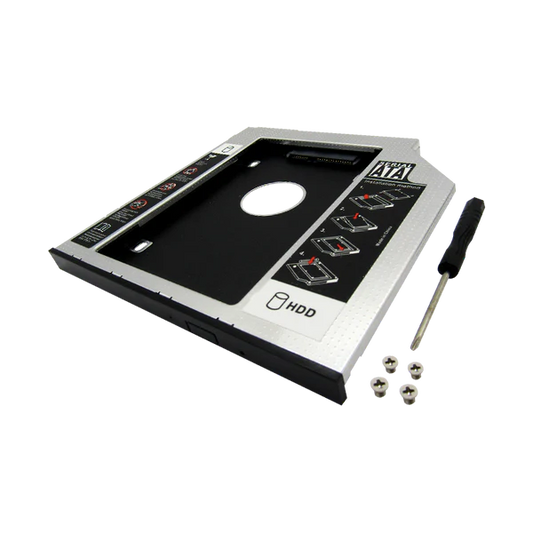 DRIVE 9.5MM DVD+RW PARA DD 2.5 SATA (CADDY) XUE® Garantía 6 Meses