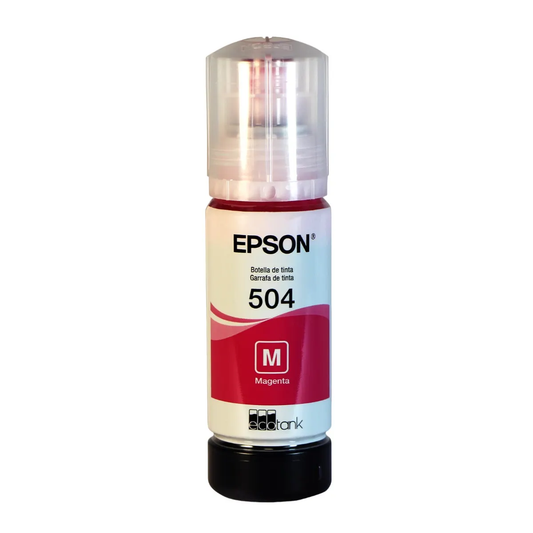 Botella de Tinta Epson Ecofit Magenta T504 70 ml