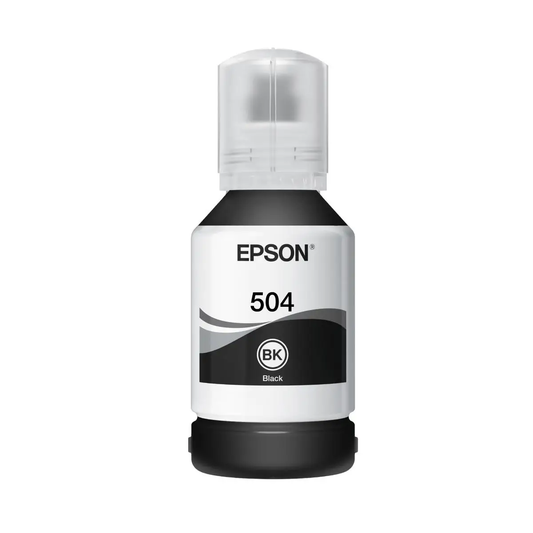Botella de Tinta Epson Ecofit Color Negro T504 127 ml