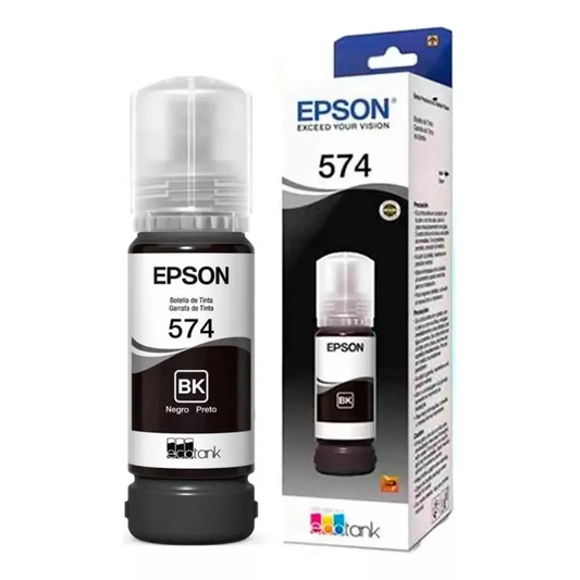 Botella de Tinta Epson Ecofit Color Negro T574 70 ml