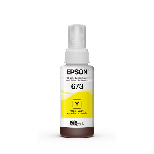 Botella de Tinta Epson Ecofit Color Amarillo T673 70 ml