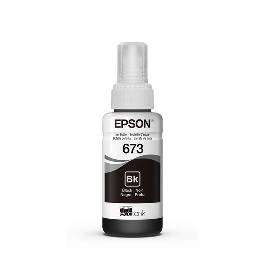 Botella de Tinta Epson Ecofit Color Negro T673 70 ml