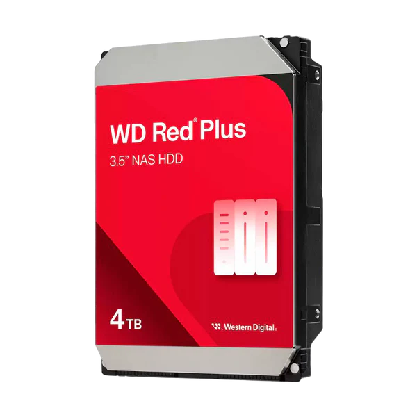 DISCO DURO NAS SATA 3.5 4TB 5400RPM 256MB WD RED PLUS WD40EFPX Garantía 3 Años