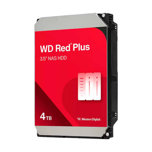 DISCO DURO NAS SATA 3.5 4TB 5400RPM 256MB WD RED PLUS WD40EFPX Garantía 3 Años