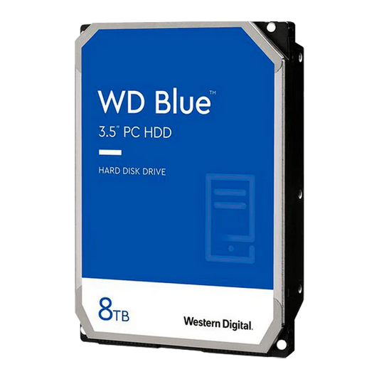 DISCO DURO SATA 3.5 8TB 5640RPM 256MB PC WD BLUE WD80EAAZ Garantía 2 Años