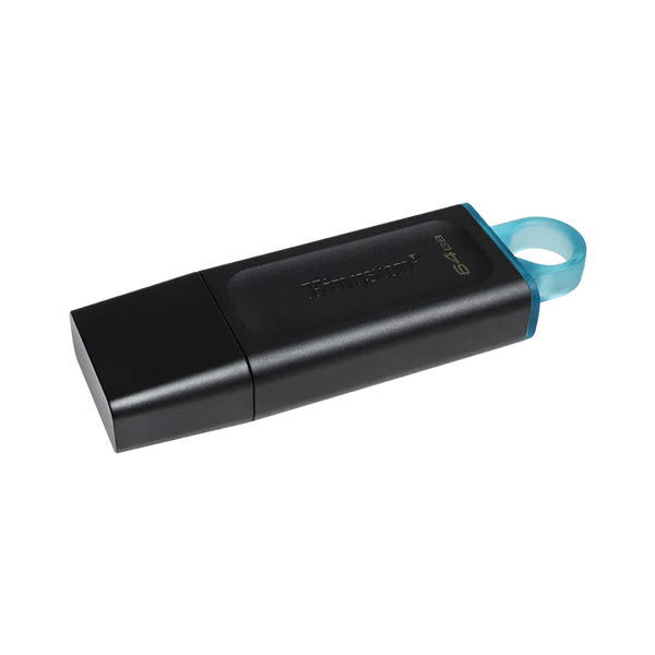 MEMORIA USB 3.2 64GB KINGSTON EXODIA NEGRA TAPA DTX/64GB Garantía 5 años