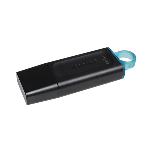 MEMORIA USB 3.2 64GB KINGSTON EXODIA NEGRA TAPA DTX/64GB Garantía 5 años