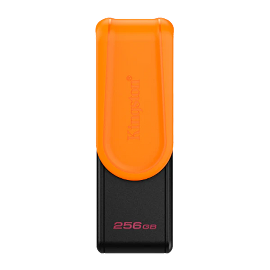 MEMORIA USB 3.2 256GB KINGSTON EXODIA S NEGRA TAPA AMARILLA DTXS/256GB Garantía 5 años