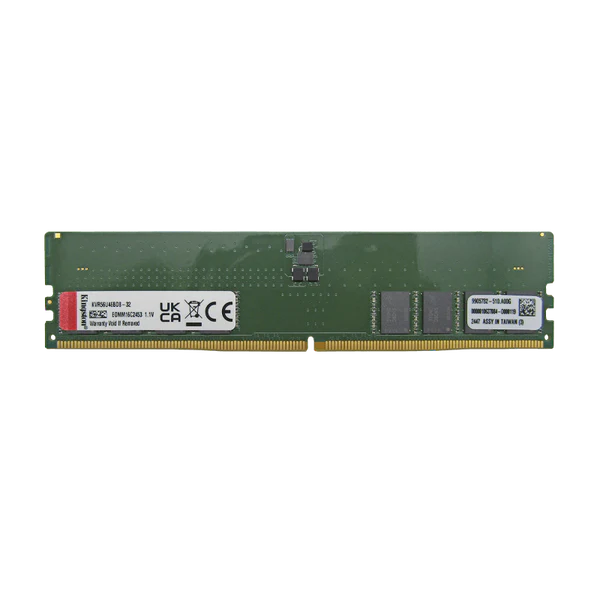 RAM PC DDR5 PC5-44800 32GB 5600MHZ CL46 1.1V DESKTOP KINGSTON KVR56U46BD8-32 Garantía 5 Años