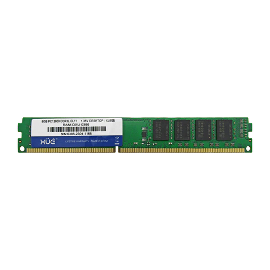 RAM PC DDR3L PC12800 8GB 1600MHZ CL11 1.5V/1.35V 16C DESKTOP XUE® CHIP SAMSUNG Garantía 5 Años