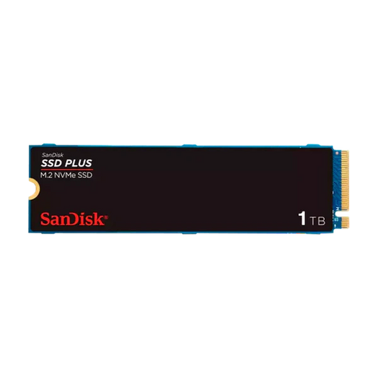 SSD PCI-E 3.0 M.2 2280 1TB NVME SANDISK PLUS SDSSDA3N-1T00 3200MB/s Garantía 3 años