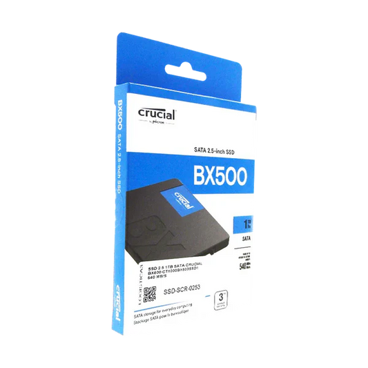 SSD 2.5 1TB SATA CRUCIAL BX500 CT1000BX500SSD1 540 MB/S Garantía 3 años