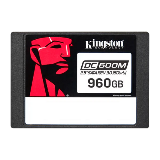 SSD SERVER 2.5 960GB SATA KINGSTON DC600M SEDC600M/960G 560/530Mbs Garantía 5 Años