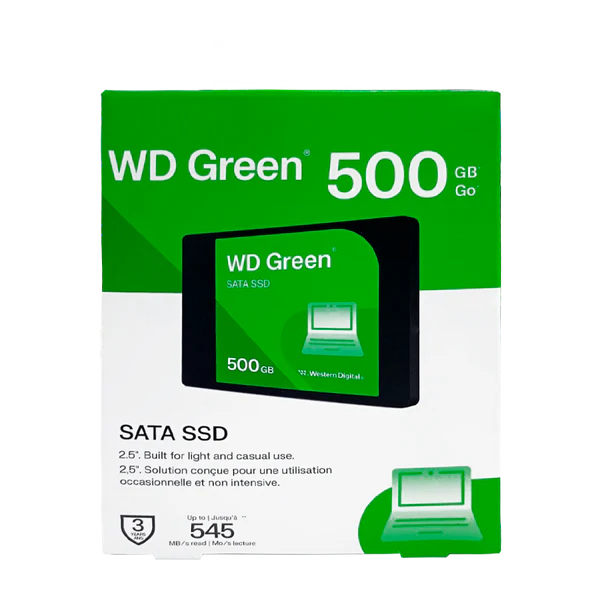 SSD 2.5 500GB SATA WD GREEN WDS500G5G0A 545 MB/S Garantía 3 años