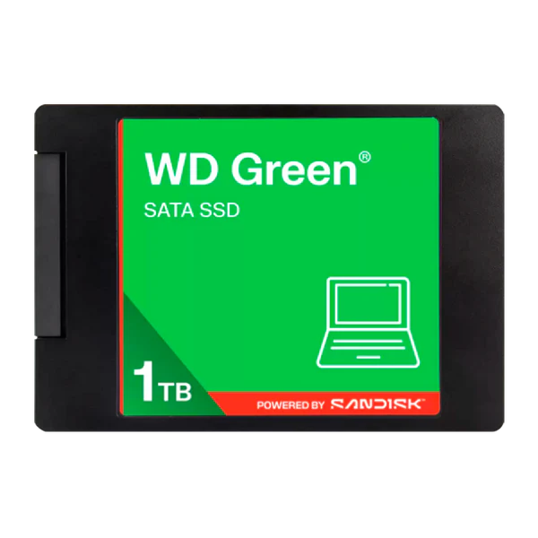 SSD 2.5 1TB SATA WD GREEN WDS100T5G0A 550 MB/S Garantía 3 años