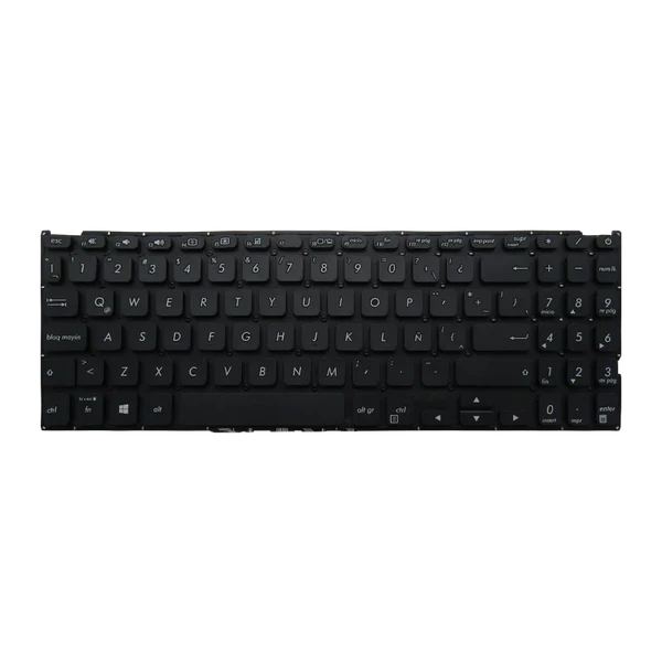 TECLADO ASUS VIVOBOOK 15 A512 FL8700 X512 V5000 F512 X512FL i5-10 SIN MARCO NEGRO ESPAÑOL Garantía 6 Meses