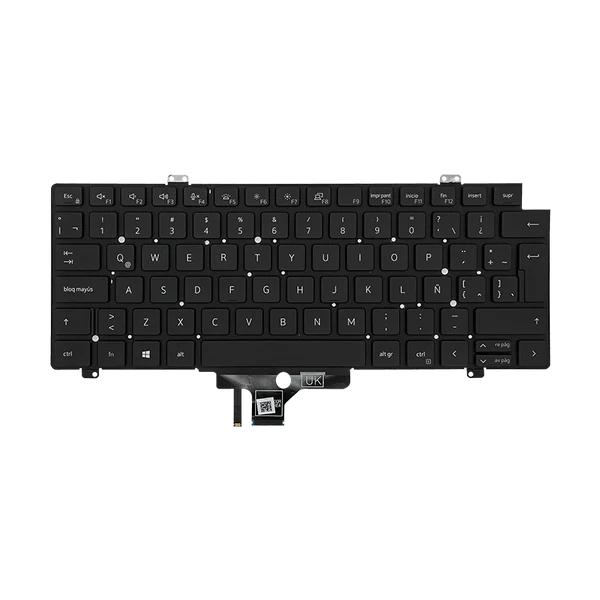 TECLADO DELL LAT 5420 7420 7520 0NJGWK i5-11 BACKLIGHT/SIN MARCO ESPAÑOL NEGRO SP/LA (ORG) Garantía 6 Meses