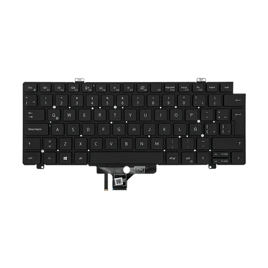 TECLADO DELL LAT 5420 7420 7520 0NJGWK i5-11 BACKLIGHT/SIN MARCO ESPAÑOL NEGRO SP/LA (ORG) Garantía 6 Meses