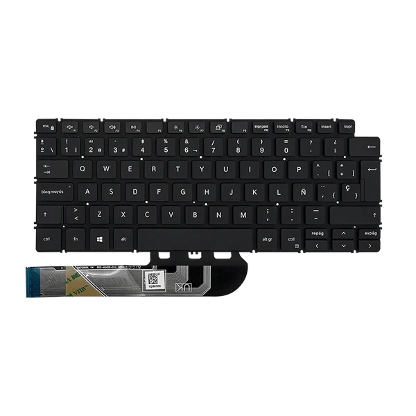 TECLADO DELL LAT 14 3410 INSP 5300 5490 VOSTRO 3400 NWD23 i5-10 SIN MARCO ESPAÑOL NEGRO SP/LA (GEN) Garantía 6 Meses