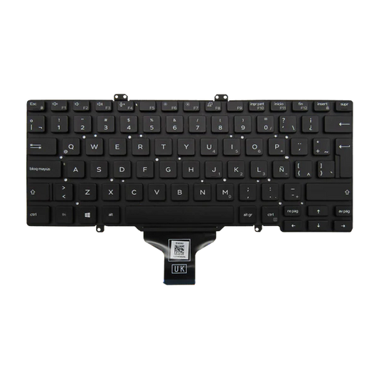 TECLADO DELL LAT 7400 3400 5400 7410 V5H1J i5-8 NEGRO LA 0NXW9P SIN MARCO (ORG) Garantía 6 Meses