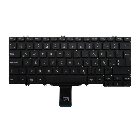 TECLADO DELL LAT 5300 7300 01VY95 i5-8 SIN MARCO ESPAÑOL NEGRO SP/LA (ORG) Garantía 6 Meses