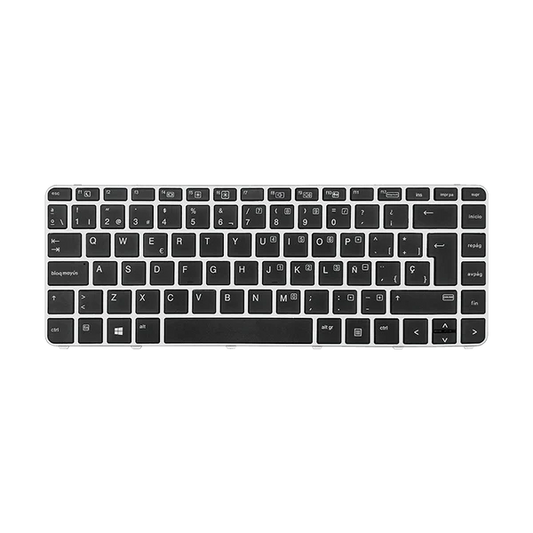 TECLADO HP 840-G3/G4, 745-G3/G4 836307-001 I5-7 CON MARCO SIN TRACKPOINT NEGRO/GRIS ESPAÑOL (GEN) Garantía 6 Meses
