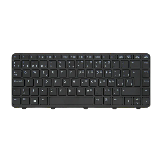 TECLADO HP 440-G1 430-G2 640-G1 738687-001 I5-4 CON MARCO NEGRO ESPAÑOL (SIN REJ) GEN Garantía 6 Meses