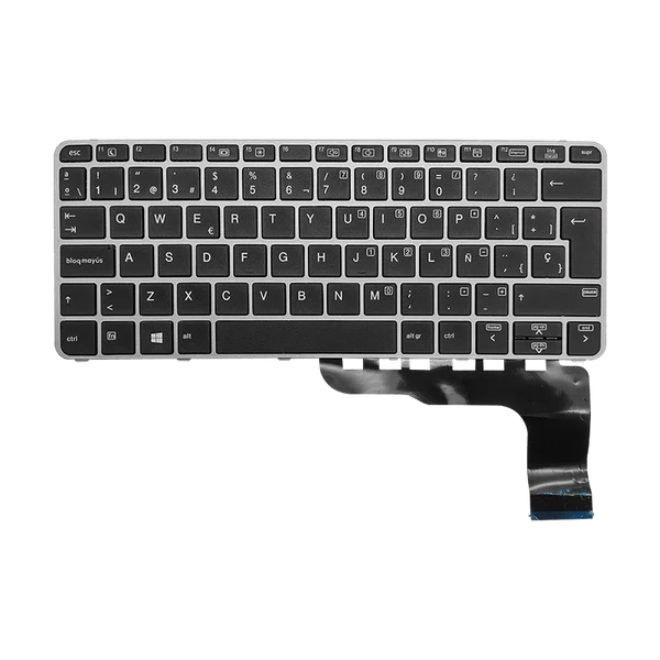 TECLADO HP 725-G3 820-G3/G4 828-G3/G4 826630-001 A10-8 C/MARCO GRIS SP (GEN) Garantía 6 Meses