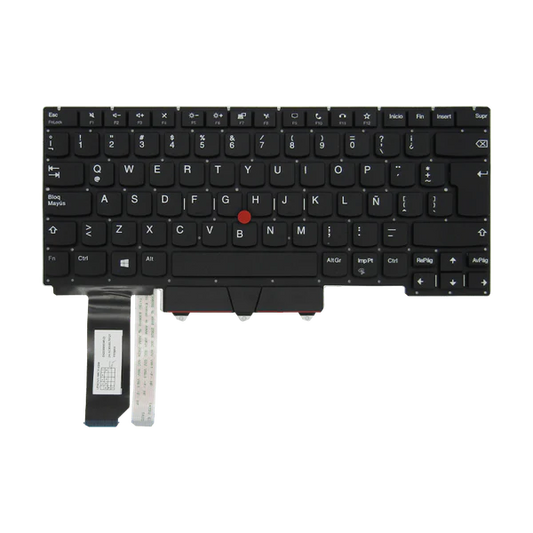 TECLADO LENOVO E14 GEN 1 & 2 SN20W68442 i5-11 C/TRACKPOINT SIN MARCO NEGRO SP (GEN) Garantía 6 Meses