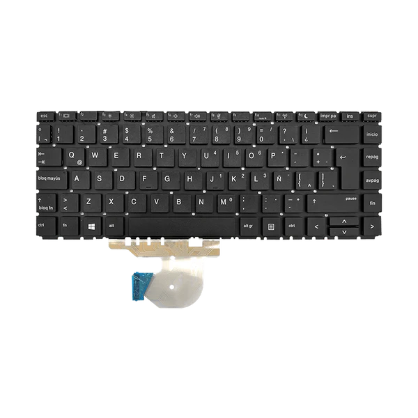 TECLADO HP 440-G6 L38139-D61 i5-8 S/MARCO NEGRO ESPAÑOL (GEN) Garantía 6 Meses