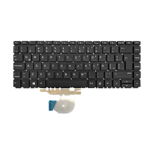 TECLADO HP 440-G6 L38139-D61 i5-8 S/MARCO NEGRO ESPAÑOL (GEN) Garantía 6 Meses