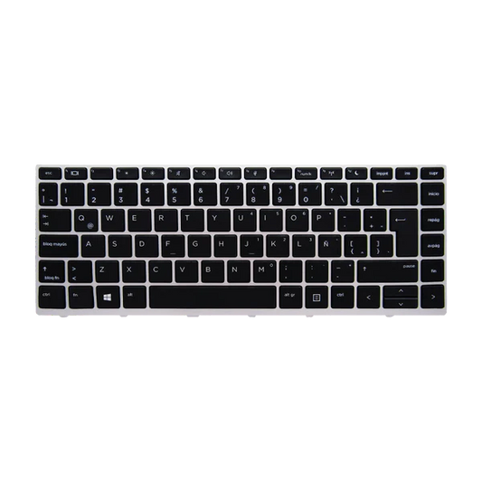 TECLADO HP 430-G5 440-G5 NSK-XJ0SQ i5-8 C/MARCO SILVER ESPAÑOL LA ORG Garantía 6 Meses