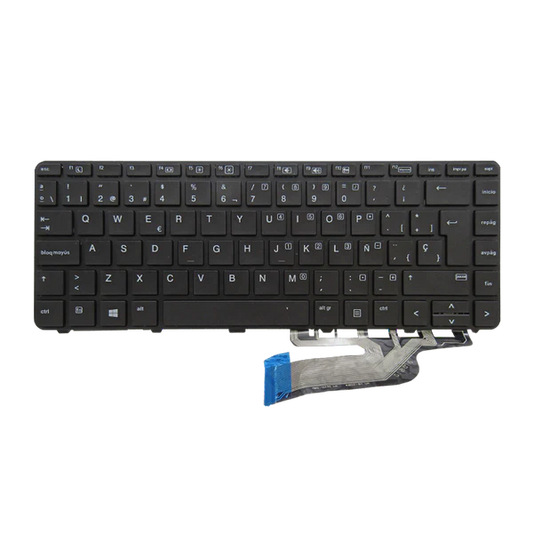 TECLADO HP 430-G3/G4 440-G3/G4 640-G2 826367-001 i5-7 SIN TRACKPOINT CON MARCO NEGRO SP (GEN) Garantía 6 Meses