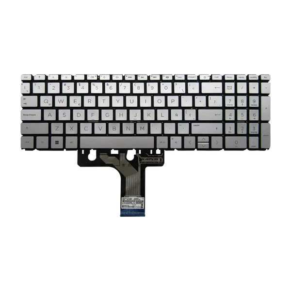 TECLADO HP 15S-ER 15-ER 15-EG 17-CN 17-CP 15-EH AMD 5-5 SIN MARCO PLATEADO ESPAÑOL Garantía 6 Meses