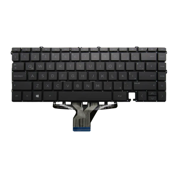 TECLADO HP ENVY X360 13-AY 13-BD CONVERTIBLE 15-ES 15M-ES 16-F 13-BA i5-11 BACKLIGHT SIN MARCO NEGRO ESPAÑOL Garantía 6 Meses