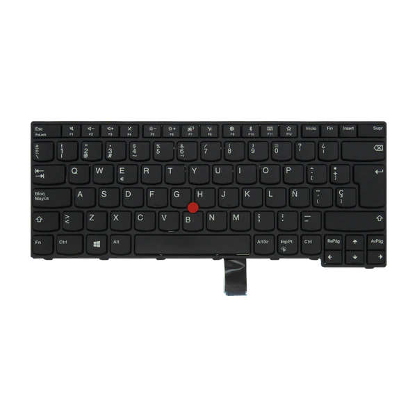TECLADO LENOVO E470 E475 CON MARCO C/TRACKPOINT i5-7 NEGRO ESPAÑOL 01AX080 (GEN) Garantía 6 Meses
