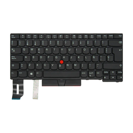 TECLADO LENOVO E480 L480 T480S L380 01YP760 CON MARCO C/TRACKPOINT i5-8 NEGRO ESPAÑOL (GEN) Garantía 6 Meses