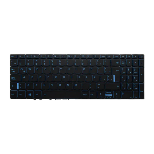 TECLADO LENOVO IDEAPAD L340-15 L340-15IRH FG541 i7-9 CON MARCO BACKLIGTH NEGRO-AZUL ESPAÑOL Garantía 6 Meses