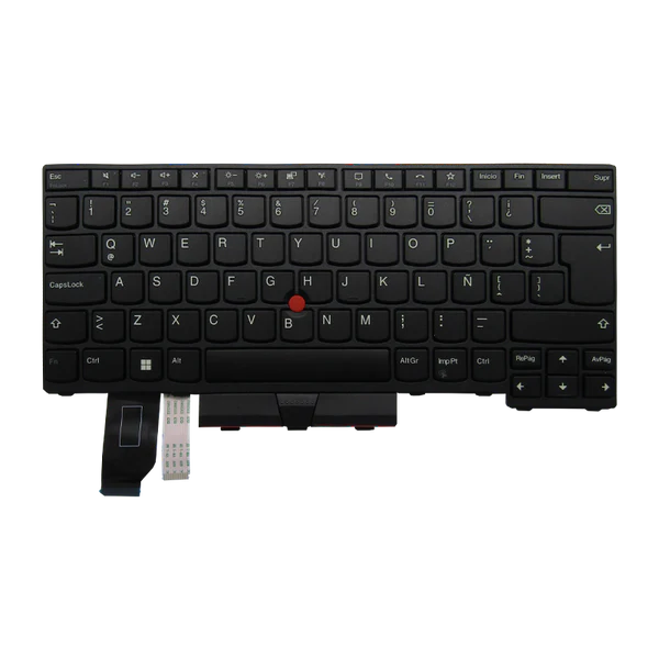 TECLADO LENOVO L14 GEN 1 Y 2 5N20W67652 i5-11 CON MARCO C/TRACKPOINT NEGRO ESPAÑOL (ORG) Garantía 6 Meses