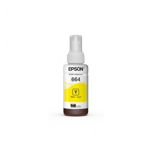 Botella De Tinta Epson T664 Amarillo Original